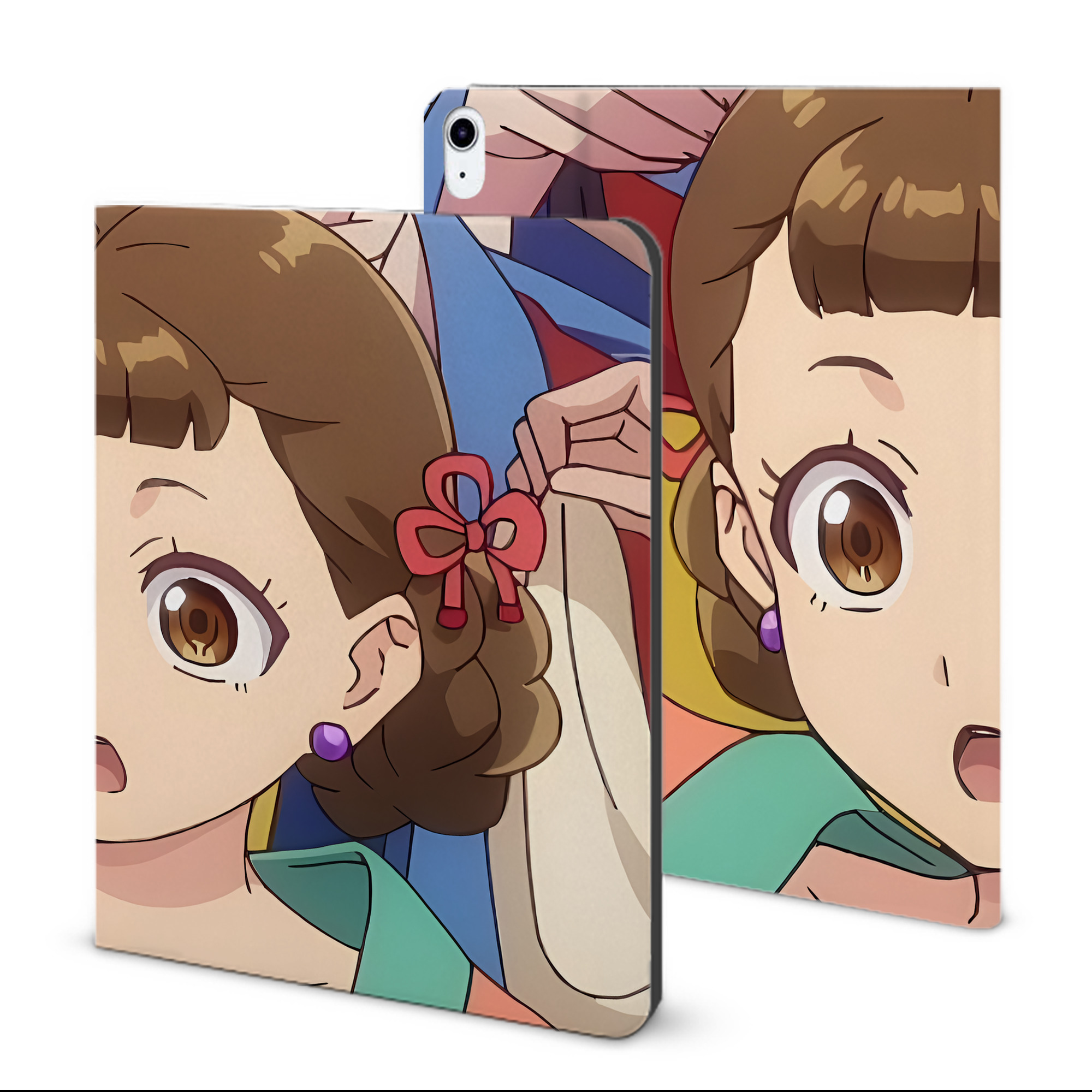 （画像用） 薬屋のひとりごと The Apothecary Diaries IPad ケース ブック型 PUレザー TPU 耐衝撃 軽量 薄型 ペン収納なし 全面保護 IPad 各モデル対応